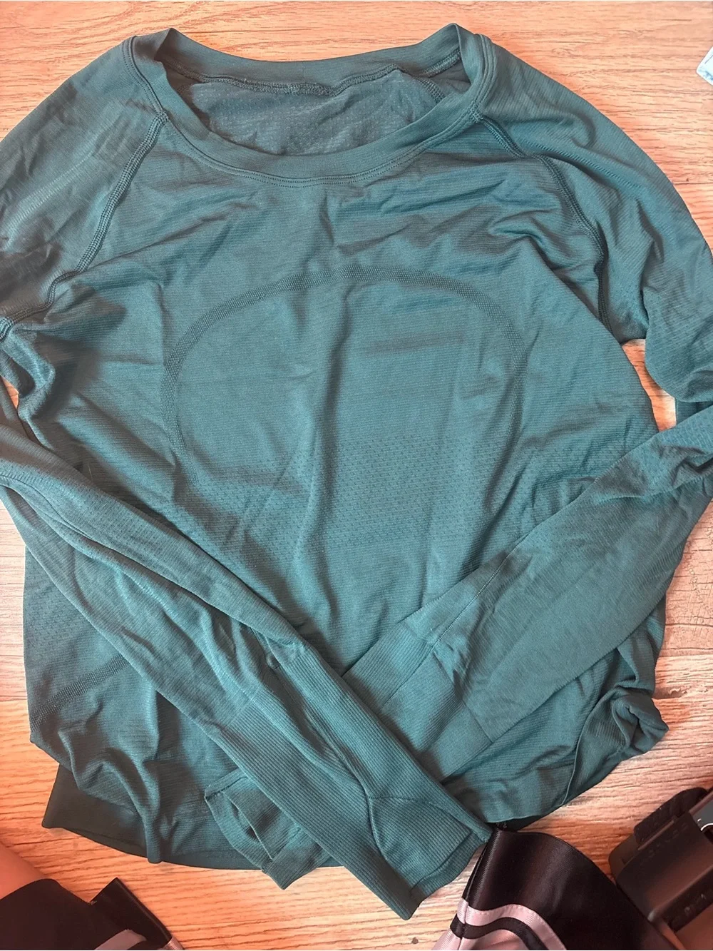 lululemon athletica Deep Teal Long Sleeve Crew